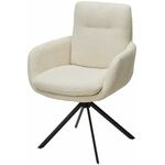 Стул DAREM Белый букле Davis now or never -03 / черный каркас, ®DISAUR | Интернет магазин мебели и декора LifeDekor