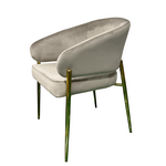 Стул обеденный Стелла ART2959-BG, бежевый/глянцевое золото | Интернет магазин мебели и декора LifeDekor