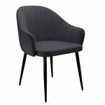 Стул DikLine 440 TW11 серый, ножки черные | Интернет магазин мебели и декора LifeDekor