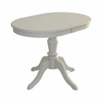 Стол обеденный овальный раздвижной Капелла-2  (Эмаль 11/Слоновая кость) Тип 2 | Интернет магазин мебели и декора LifeDekor