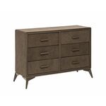 Комод Кассио 6 ящиков (Коричневый) | Интернет магазин мебели и декора LifeDekor