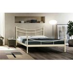 Кровать двуспальная "Luna" (180х200/металлическое основание) Бежевый | Интернет магазин мебели и декора LifeDekor