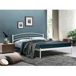 Кровать двуспальная ЭКО+ (140х200/металлическое основание) Белый | Интернет магазин мебели и декора LifeDekor