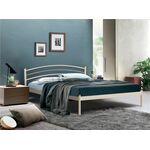 Кровать двуспальная ЭКО+ (140х200/металлическое основание) Бежевый | Интернет магазин мебели и декора LifeDekor