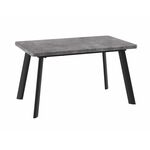Cтол раздвижной Leon Lux Radial-180 (Дымчатая керамика/черный) 180(240)х95 | Интернет магазин мебели и декора LifeDekor