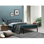 Кровать односпальная ЭКО+ (90х200/металлическое основание) Коричневый бархат | Интернет магазин мебели и декора LifeDekor