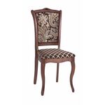 Стул Константа (тон 317 + патина черная/ткань Афитап коричневый/компаньон) | Интернет магазин мебели и декора LifeDekor