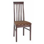 Стул Флёр (тон 317 темно-коричневый/ткань Хасира вишня) | Интернет магазин мебели и декора LifeDekor