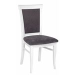 Стул мягкий Лотос (Белый/ткань Опера графайт) | Интернет магазин мебели и декора LifeDekor