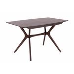 Стол Марко (1300*820+320/цвет столешницы Темный орех/цвет ножек Темный орех) | Интернет магазин мебели и декора LifeDekor