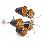 Люстра арт. 3030 (Е14, 5х40W) Черный | Интернет магазин мебели и декора LifeDekor