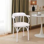 Стул Венский мягкий (эмаль белая, экокожа белая) | Интернет магазин мебели и декора LifeDekor