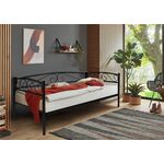 Кушетка Оптима Люкс (90х200/металлическое основание) Черный | Интернет магазин мебели и декора LifeDekor