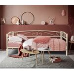 Кушетка Оптима Люкс (90х200/металлическое основание) Бежевый | Интернет магазин мебели и декора LifeDekor