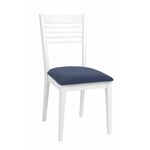 Стул "Эстель" (белый/ткань Классик Блю) | Интернет магазин мебели и декора LifeDekor