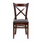 Стул "Хью" (темный тон/темно-серый М07) | Интернет магазин мебели и декора LifeDekor