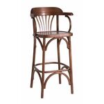 Стул барный 750 Венский твердый (средний тон) | Интернет магазин мебели и декора LifeDekor