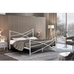 Кровать Лиана (120х200/металлическое основание) Белый | Интернет магазин мебели и декора LifeDekor