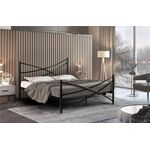 Кровать Лиана (120х200/металлическое основание) Черный | Интернет магазин мебели и декора LifeDekor