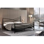 Кровать Лиана (160х200/металлическое основание) Черный | Интернет магазин мебели и декора LifeDekor