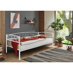 Кушетка Оптима Люкс (90х190/металлическое основание) Белый | Интернет магазин мебели и декора LifeDekor