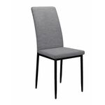 Стул DikLine 272 SB6 св. серый, ножки черные | Интернет магазин мебели и декора LifeDekor