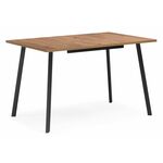 Стол деревянный Кортни 120 (160) x 80 дуб крафт золотой / черный матовый | Интернет магазин мебели и декора LifeDekor