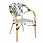 "Кабри" плетеный стул из искусственного ротанга, цвет черный | Интернет магазин мебели и декора LifeDekor