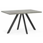 Стол деревянный Keon T32 116(155,5)х77 раздвижной цемент / черный | Интернет магазин мебели и декора LifeDekor