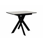 Стол DikLine DB110 Хромикс белый/опоры черные | Интернет магазин мебели и декора LifeDekor