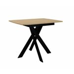 Стол DikLine DB110 Дуб Каселла натуральный/опоры черные | Интернет магазин мебели и декора LifeDekor