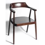 Полукресло венское Mercurius (темный орех) жесткое сиденье | Интернет магазин мебели и декора LifeDekor