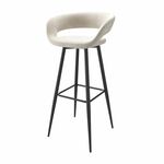 Стул барный Барни Р 900, Черный/CREAM LUX b03 | Интернет магазин мебели и декора LifeDekor