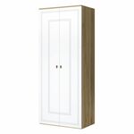 Шкаф Вега Сапфир 2дв, белый глянец | Интернет магазин мебели и декора LifeDekor