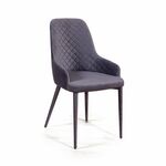 Стул Douglas ромб, бархат серый 27 | Интернет магазин мебели и декора LifeDekor