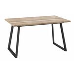 Стол раздвижной Napoli (Loft) -140 (140/185х85, Дуб каньон/Чёрный) | Интернет магазин мебели и декора LifeDekor