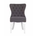 Кресло Вальс (эмаль белая / G21 - серый) | Интернет магазин мебели и декора LifeDekor