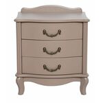 Тумбочка прикроватная "Джульетта" 3 ящ. (Мокко) Вис | Интернет магазин мебели и декора LifeDekor