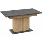 Стол деревянный Детройт Тип 1 дуб крафт золотой / ателье темное | Интернет магазин мебели и декора LifeDekor