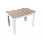 Стол деревянный Промо Тип 4 белый / дуб сонома светлый | Интернет магазин мебели и декора LifeDekor