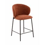 Стул полубарный Блейз букле терракотовый | Интернет магазин мебели и декора LifeDekor