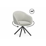 Стул на металлокаркасе Бартон 1 ткань мадера 3 / черный матовый | Интернет магазин мебели и декора LifeDekor