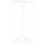 Стол барный MIA BAR, белая столешница, белое основание | Интернет магазин мебели и декора LifeDekor