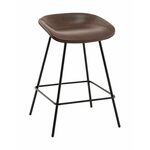 Стул полубарный Фуриоса экокожа коричневый | Интернет магазин мебели и декора LifeDekor