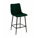 Стул полубарный Одди Diamond велюр темно-зеленый | Интернет магазин мебели и декора LifeDekor