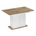 Стол деревянный Carla белый / крафт золотой | Интернет магазин мебели и декора LifeDekor