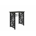 Туалетный столик Пармин черный шагрень | Интернет магазин мебели и декора LifeDekor