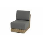 "Капри" модуль диванный прямой с подушками, цвет соломенный | Интернет магазин мебели и декора LifeDekor