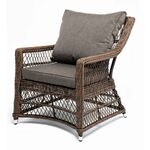 "Гранд Латте" кресло из искусственного ротанга, цвет коричневый | Интернет магазин мебели и декора LifeDekor