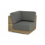 "Капри" модуль диванный угловой с подушками, цвет соломенный | Интернет магазин мебели и декора LifeDekor